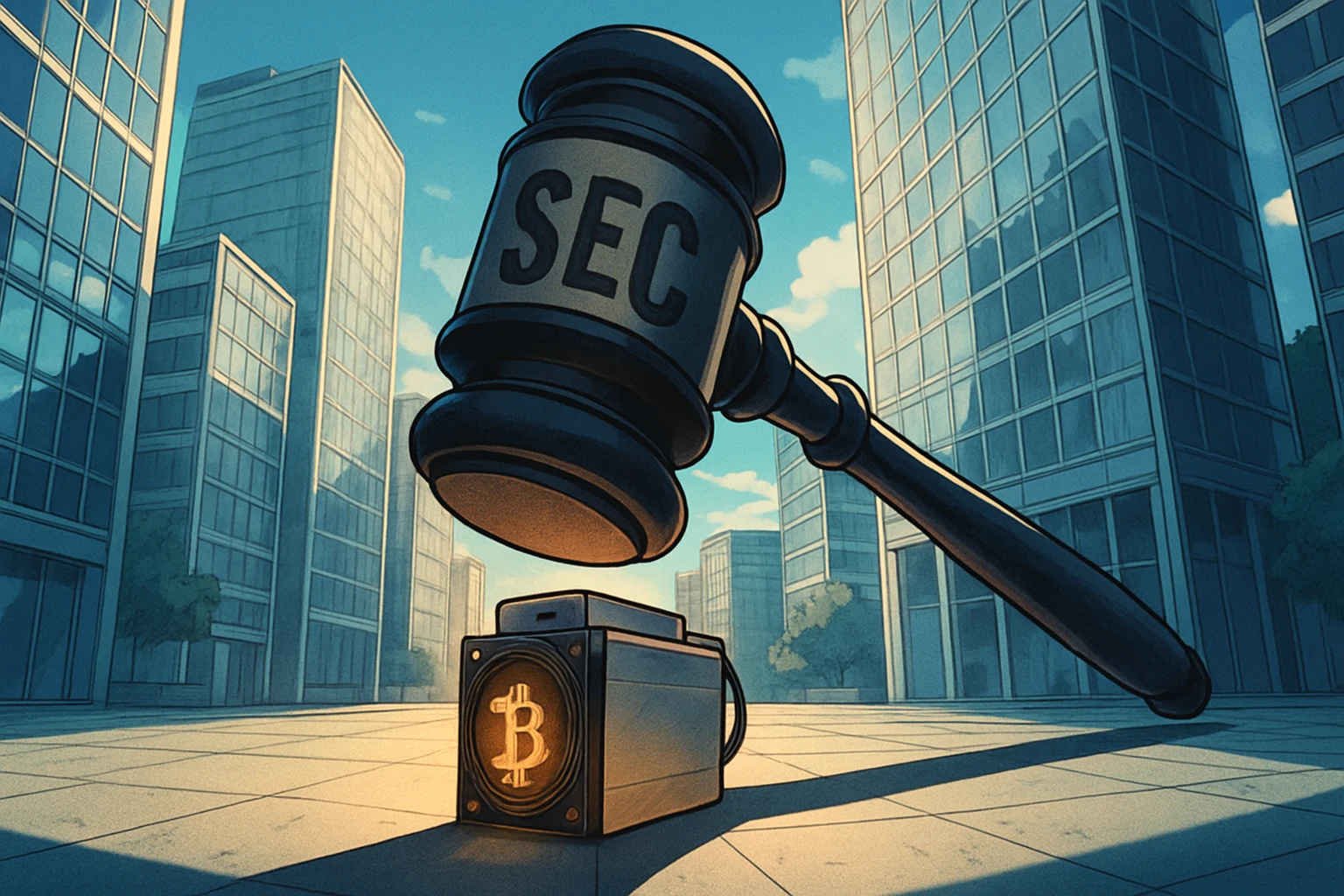 Pesado! A SEC dos EUA lista a mineração de Bitcoin no âmbito das leis de valores mobiliários e processa a mineradora VBit por fraude de 95,6 milhões de mg.